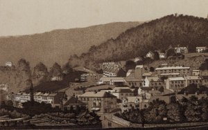Buxton: Matlock Bath (litho) alkotó: English School