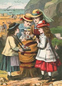 Spielzeugkauf am Strand