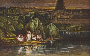 Babilon folyóinál (színes litográfia) alkotó: English School