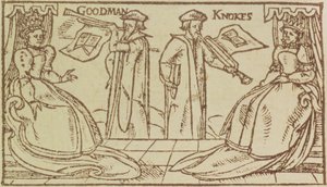C37 d.47 bi.fii John Knox és Christopher Goodman Mark skót királynőt üldözik alkotó: English School