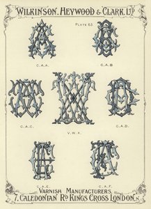 CAA, CAB, CAC, VWX, CAD, CAE, CAF alkotó: English School