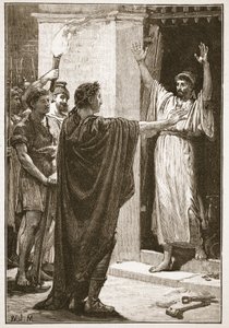 Caesar birtokolja a kincset a Szaturnusz templomában alkotó: English School