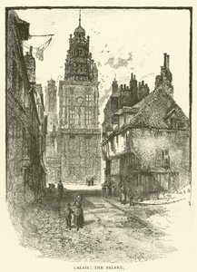 Calais, a harangláb (metszet) alkotó: English School