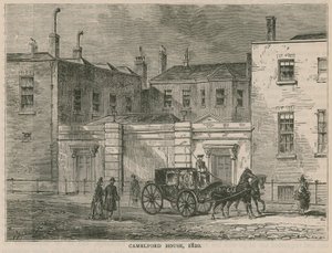 Camelford House, London, 1820 alkotó: English School