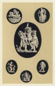 Cameos az Old Wedgwood Ware-ban alkotó: English School