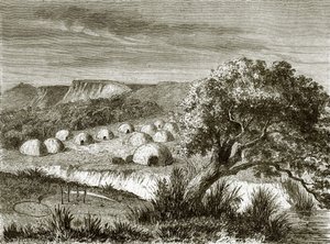 Kioway indiánok tábora alkotó: English School