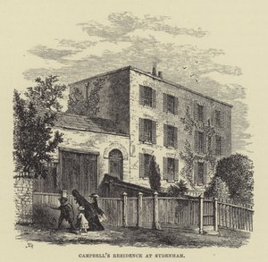 Campbell rezidenciája Sydenhamban (metszet) alkotó: English School