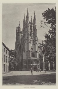 Canterbury katedrális (litho) alkotó: English School