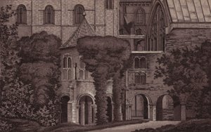 Canterbury: The Babtistry (litho) alkotó: English School