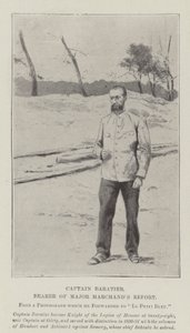 Baratier kapitány, Marchand őrnagy jelentésének hordozója (litho) alkotó: English School