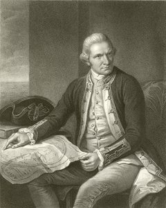 James Cook kapitány alkotó: English School