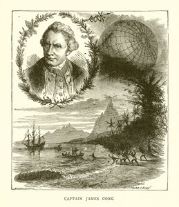 James Cook kapitány alkotó: English School