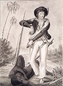 John Gabriel Stedman kapitány (1744-97), 1800 körül (ceruza és mosás papíron) (f/w fotó) alkotó: English School