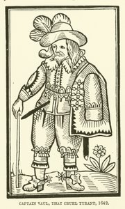 Vaul kapitány, az a kegyetlen zsarnok, 1642 alkotó: English School