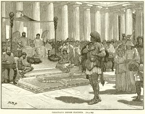 Caractacus Claudius előtt alkotó: English School