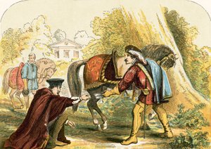 Wolsey bíboros és a király hírnöke alkotó: English School