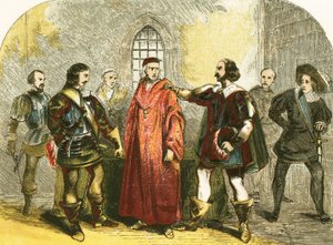 Wolsey bíborost hazaárulás miatt letartóztatták alkotó: English School