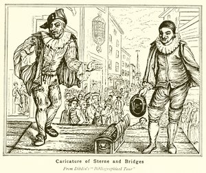 Sterne és Bridges karikatúrája alkotó: English School
