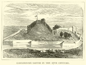 Carisbrooke kastély a 17. században alkotó: English School