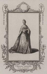 Caroline Matilda, Dánia királynője alkotó: English School