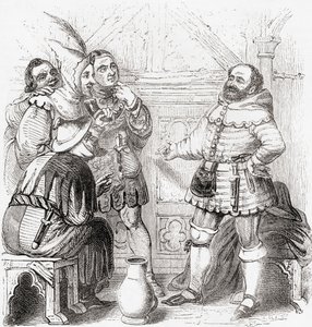 Ács, szőnyegszövő, szövő, festő és gobelinszövő, a régi Angliából: A Pictorial Museum, pub. 1847 alkotó: English School