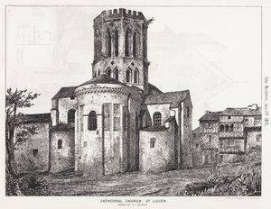 Székesegyház, St Lizier (metszet) alkotó: English School
