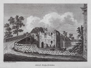 Catrick Bridge, Yorkshire (metszet) alkotó: English School