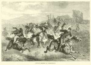 Lovassági összecsapás Niederbronnban, 1870. július alkotó: English School