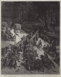 „A templom építésére szánt libanoni cédrusok”, Gustave Dore egyik bibliaillusztrációja (metszet) alkotó: English School