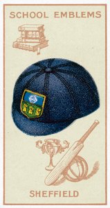 Central School for Boys, Sheffield, Yorkshire (színes litho) alkotó: English School