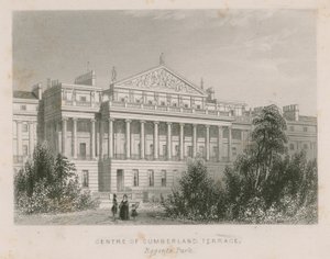 Center of Cumberland Terrace, Regents Park, London alkotó: English School