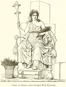 Ceres (vagy Demeter, a Pompeii falfestményből) alkotó: English School