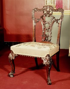 Szék, Chippendale Director design, 1760 körül