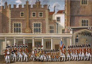 Őrségváltás a Szent Jakab-palotában alkotó: English School