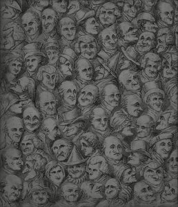 Karakterek és karikatúrák, 19. század eleje alkotó: English School