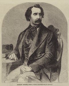 Charles Dickens (metszet) alkotó: English School