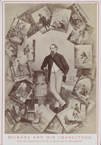 Charles Dickens és karakterei, W O Gray és W Broadfoot eredeti képéből alkotó: English School