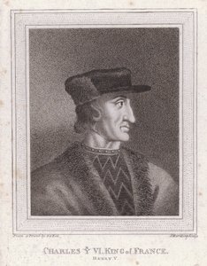 VI. Károly francia király (metszet) alkotó: English School