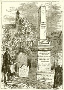 Charles Wesley, sírkő (metszet) alkotó: English School