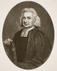 Charles Wesley, illusztráció: The Church of England: A History for the People, H.D.M. Spence-Jones, kocsma. 1910 körül (szépia fotó) alkotó: English School