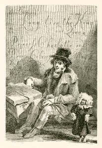 Charles Wood, egy vak ember, orgonával és táncoló kutyával