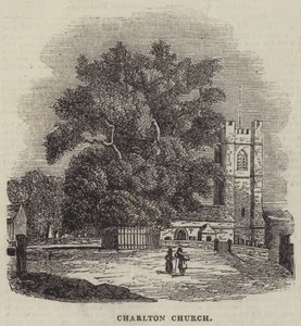 Charlton templom (metszet) alkotó: English School