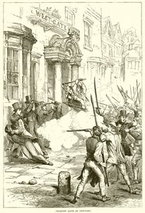 Chartist Riots Newportban alkotó: English School