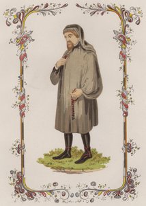 Chaucer (színes litho) alkotó: English School