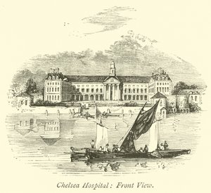Chelsea Kórház, elölnézet alkotó: English School