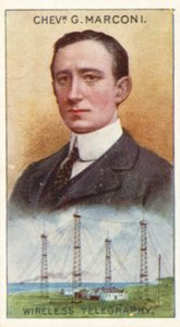 Chevalier Guglielmo Marconi, Vezeték nélküli távirat alkotó: English School