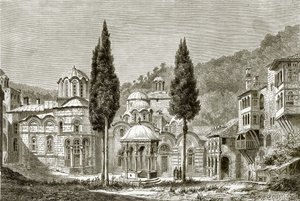 A kiliantari kolostor főudvara alkotó: English School