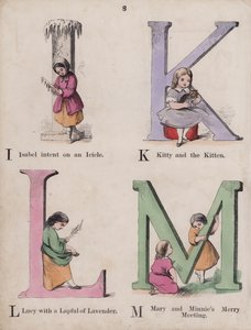 Gyermek ábécé (színes metszet) alkotó: English School