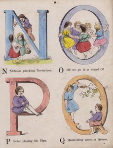 Gyermek ábécé (színes metszet) alkotó: English School