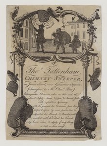 Kéményseprők, Thomas Tattenham, kereskedelmi kártya alkotó: English School
